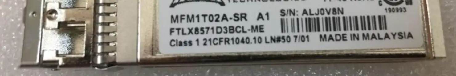 MNPH29D-XTR 10Gbe ETHERNET DUAL PORT CONNECTX-2 SFP+ 5.0GT/S placa de rede com módulos+MFMIT01A-FR