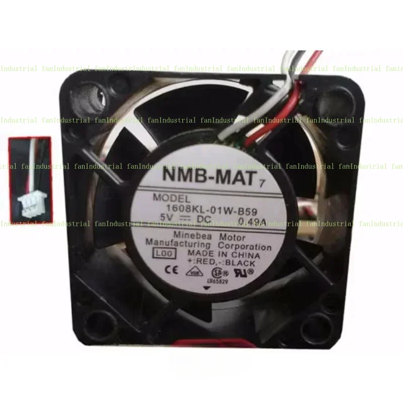 y para NMB-1608KL-01W-B59 L00 5V 0.49A 40x40x20mm Ventilador de refrigeración de servidor de 3 cables