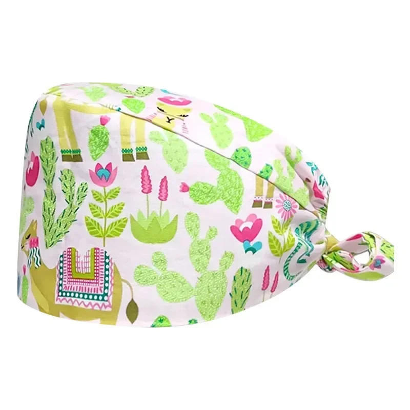 Gorro quirúrgico con hebilla ajustable para médico y mujer, gorros médicos para sala de operaciones, gorros quirúrgicos para mascotas