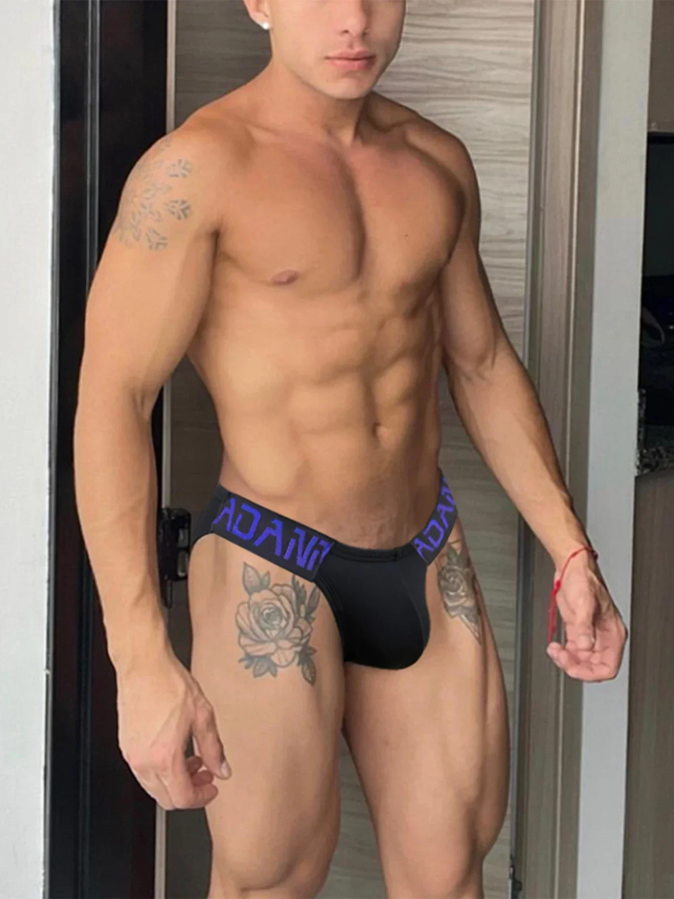 2Pcs Mixed Colors Hot Men's Briefs Laser Belt Modal Soft Underwear Men Low Waist Panties Sexy Hip Raise U convex Underpants Male