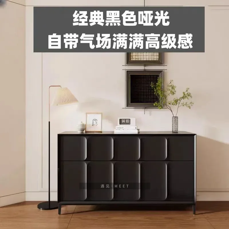 Design creative paint dining side cabinet tea cabinet entry door entrance entrance storage cabinet
