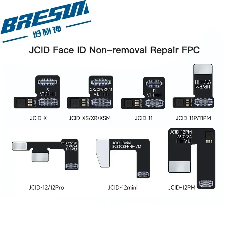 JCID-JC Tag Face ID Flex Cable, Dot Matrix Repair, Read and Write Data Tools, IPhone XS, Poly 11, 12, 13, 14, PRO MAX, Mini JC, Romeo1, 2