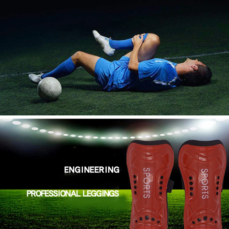 1 Pair Adults Kids Sports Leg Protector Light Soft Foam Protect Adult Knee Support Soccer Shin Guards Football Shin Pads