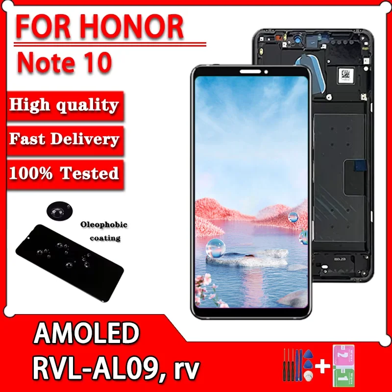 note10-rvl-al09-rv-display-screen-with-frame-for-honor-note-10-lcd-display-touch-screen-digitizer-assembly-replacement