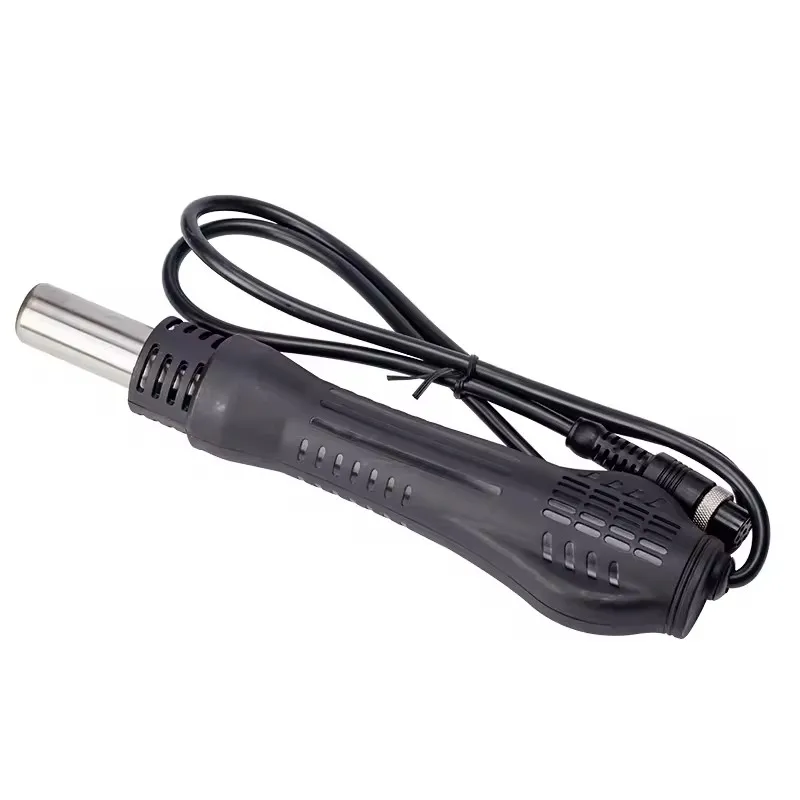 Soldering Iron and Heat Hot Air Gun 2-in-1 SMD Rework Station with Dual LED Digital Displaying for Soldering and Desoldering