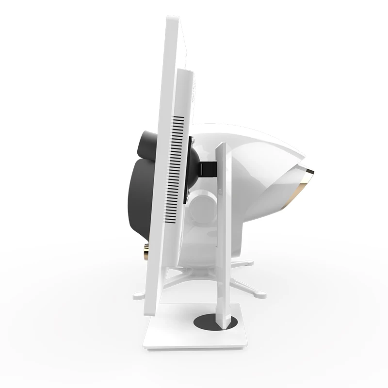 Nova atualização de alto pixel 28 milhões mais novo inteligente 3d espelho mágico rosto máquina analisadora pele com almofada testador facial scanner