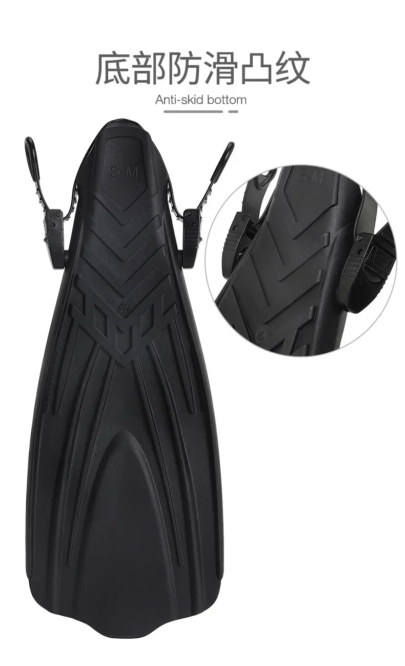 

Профессиональная обувь для плавания с лягушкой, ласты для дайвинга для взрослых, мужчин и женщин, регулируемое оборудование для подводного плавания, аксессуары для бесплатного дайвинга