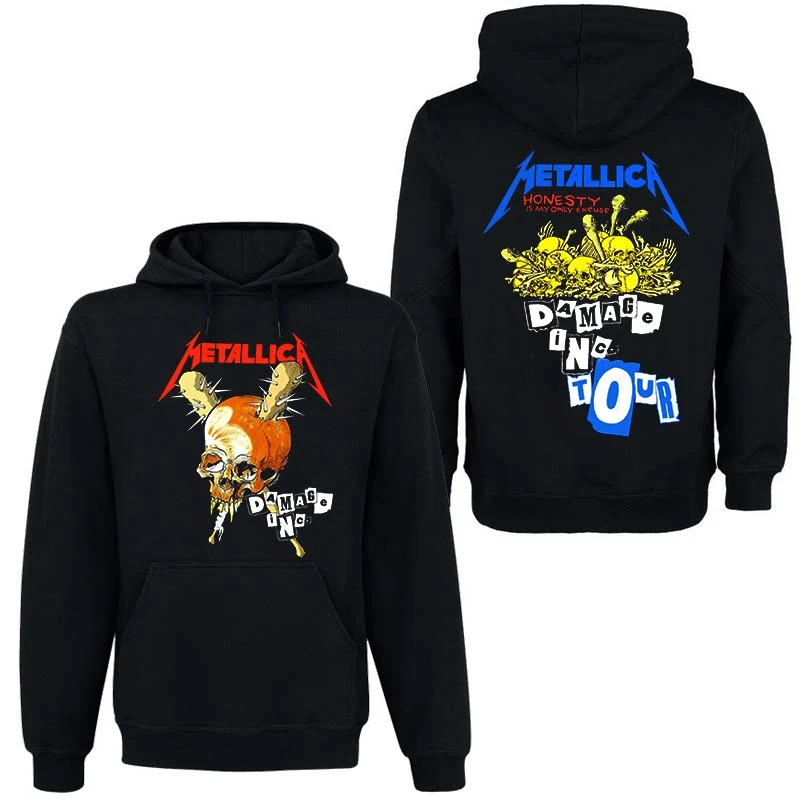 2026 Neues, seltenes METALLICA Rock Dark Style Album-Set, langärmeliges Kapuzensweatshirt für Herren und Damen aus Europa und Amerika – Detail 22