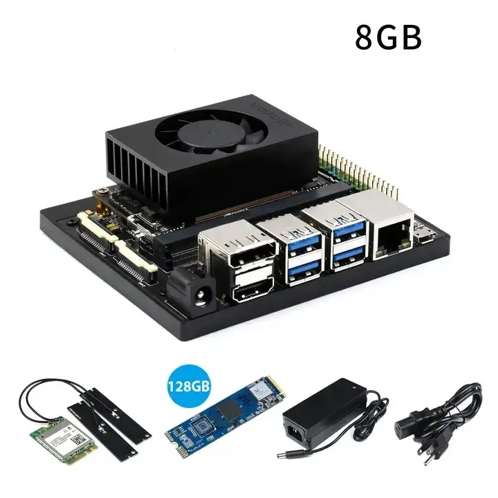 AI developer board 8GB Nvidia Jetson Xavier NX module view 4