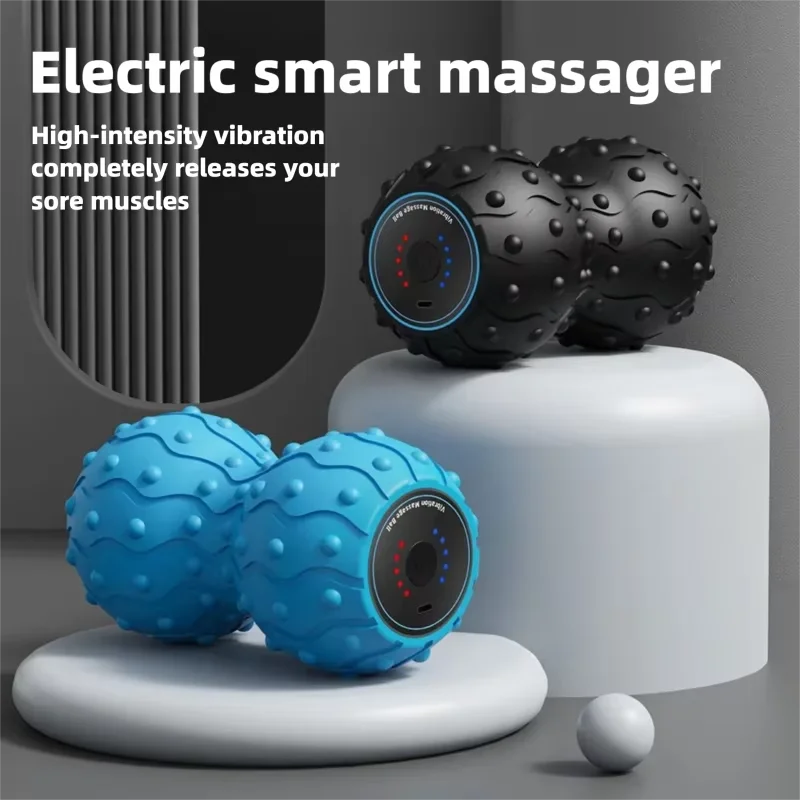 Erdnussförmiger Massageball für Myofasziale Entspannung, Fitness-Ball für Nacken, Schulter, Fuß & Bein, Triggerpunkt-Massagegerät zur Muskelentspannung
