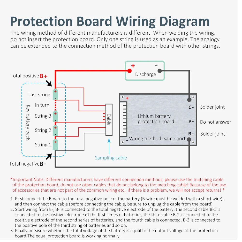 BMS 13S 48V 15A/20A Li-Ion Li-Ion Battery Pack BMS Protection PCB Board With Balanced Li-Ion Battery Charger Protection Board