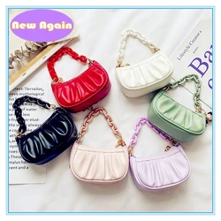 Children's Canyd Colors Totes Girls little money bags Baby Kid's Lovely shiny shoulder bags Toddlers mini coin purses NAB160