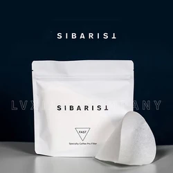 SIBARIST Fast Specialty Coffee Filters Cone & Flat Coffee Paper Filters 01 02 Professional Barista Coffee Filter Paper