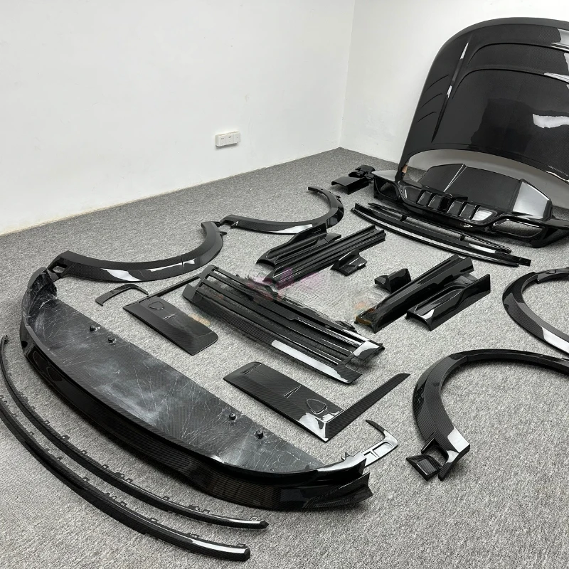 Suitable for Range Rover Vogue, High Quality MSY Style Dry Carbon Fiber Body Kit  Hood, Bumper Lip, Fender