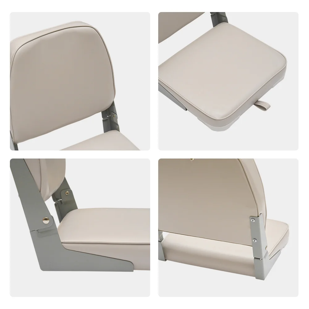

Wholesale Customized Top Quality Captain Boat Sofa Seat for Boats Boat Accessories Flip up Foam Marine Seats