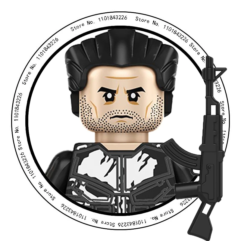 Daredevil Punisher TP1058 Mini Action Figures Movie Series Building Blocks Bricks Figures Children Toys view 4