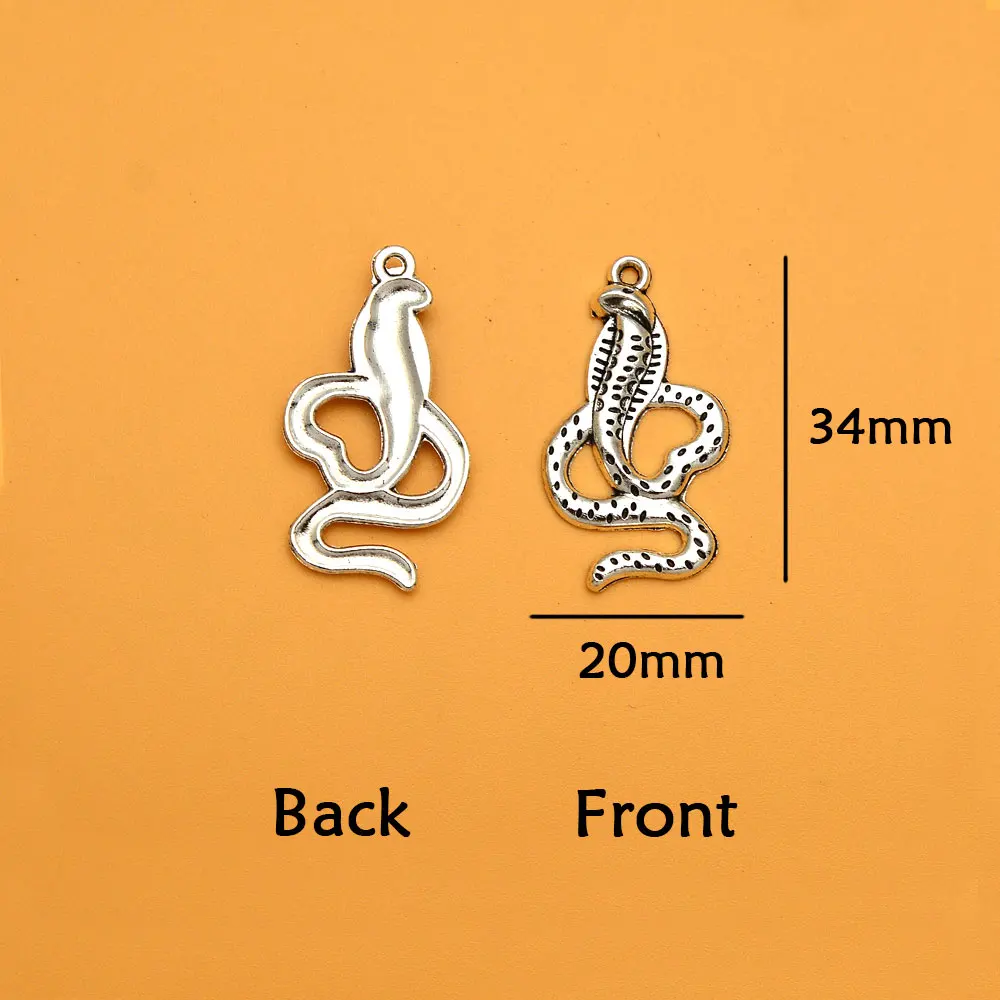 10pcs/lots Vintage Lion Snake Raven Bird Badger Charms Animals Pendants For Diy Jewelry Making Supplies Accessories Handmade — zdjęcie 7