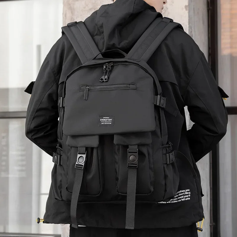 casual-backpack-men-oxford-multiple-pockets-waterproof-travel-backpack-large-capacity-13-inch-laptop-bag-men-schoolbag-mochila