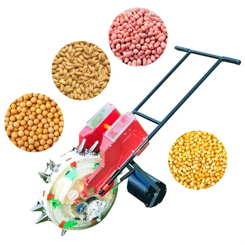 

y Hot Sale Single Row Corn Cabbage Beans Spinach Watermelon Sunflower Seed Planter Portable Manual Sowing Planter