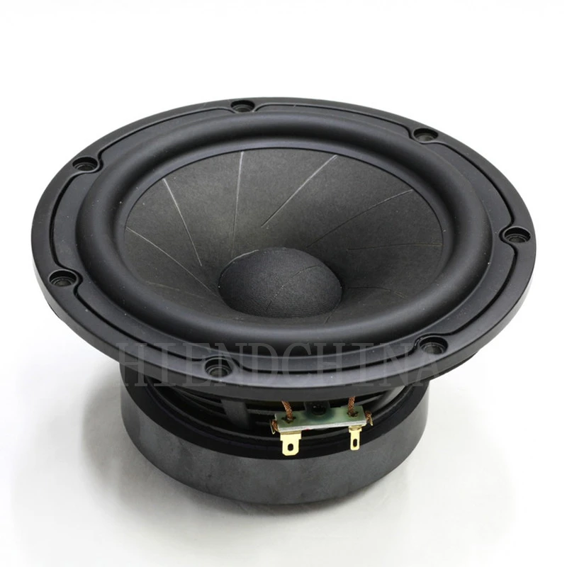 

EY-03 6.5-inch Watermelon Peel Paper Tray Mid Woofer Speaker Home HIFI 38mm Voice Coil/Impedance 5 Ohms/Power 60W (1PCS)