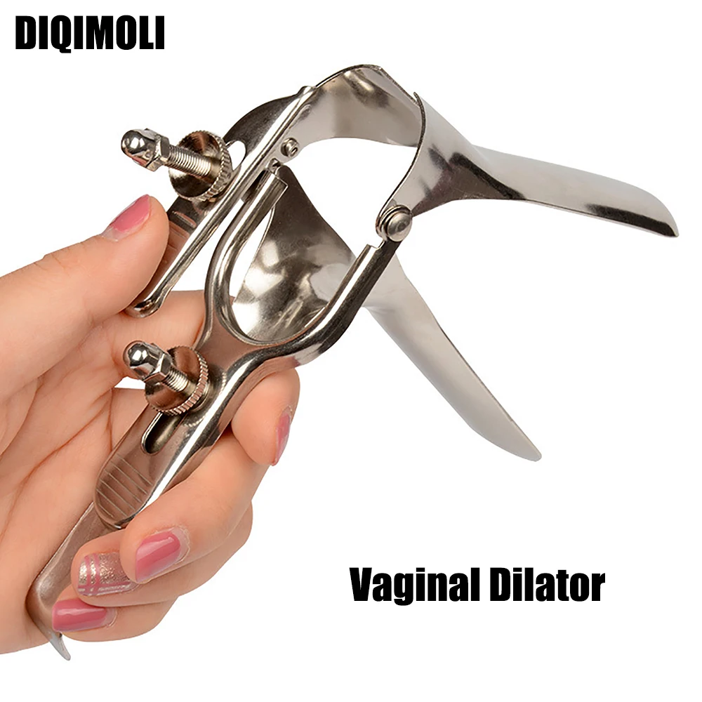 Dilatador Vaginal de Metal para parejas, dispositivo de expansión de Vagina, herramientas para coqueteo, productos sexuales