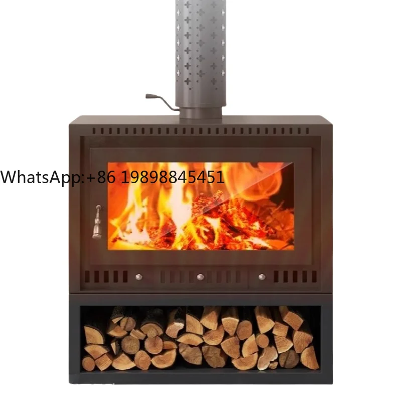 

Premium Indoor Water Fireplace Integrated Oven Popular Wood Stove Industrial Engine Core