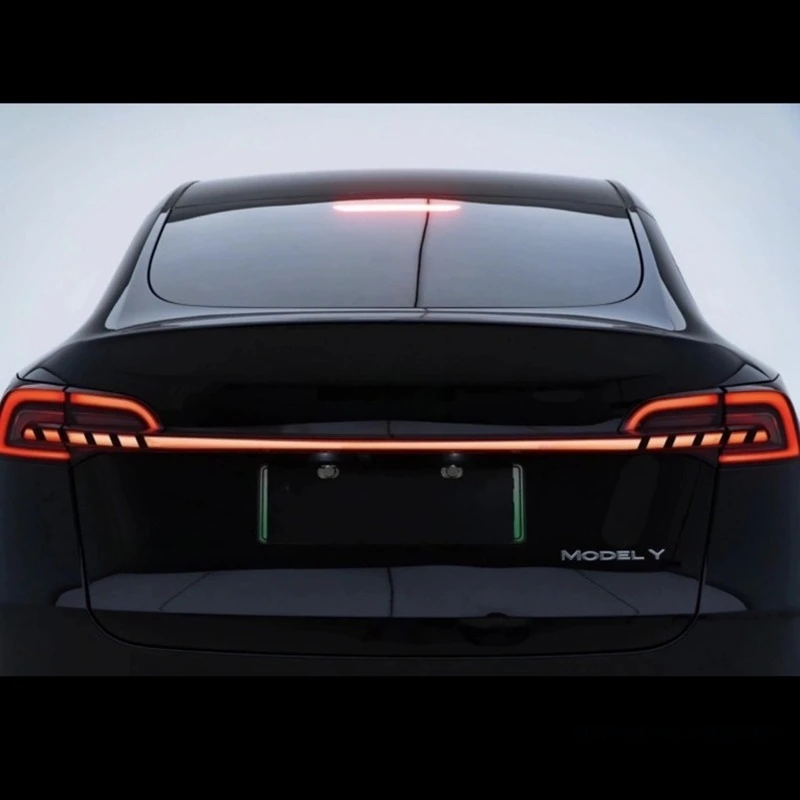 

Car Full Tail Light Rear Running Brake LED forTesla Model 3 2016-2021 Model Y Reverse Lamp Turn Signal Waterproof