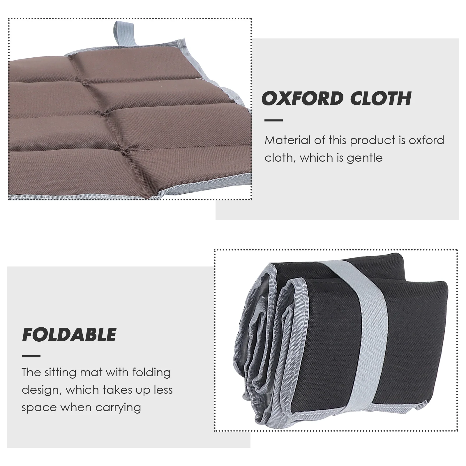 

1 set Foldable Mat 60x150cm Oxford Cloth Cushion Portable Outdoor Picnic Camping Beach Travel Moisture Proof Pad
