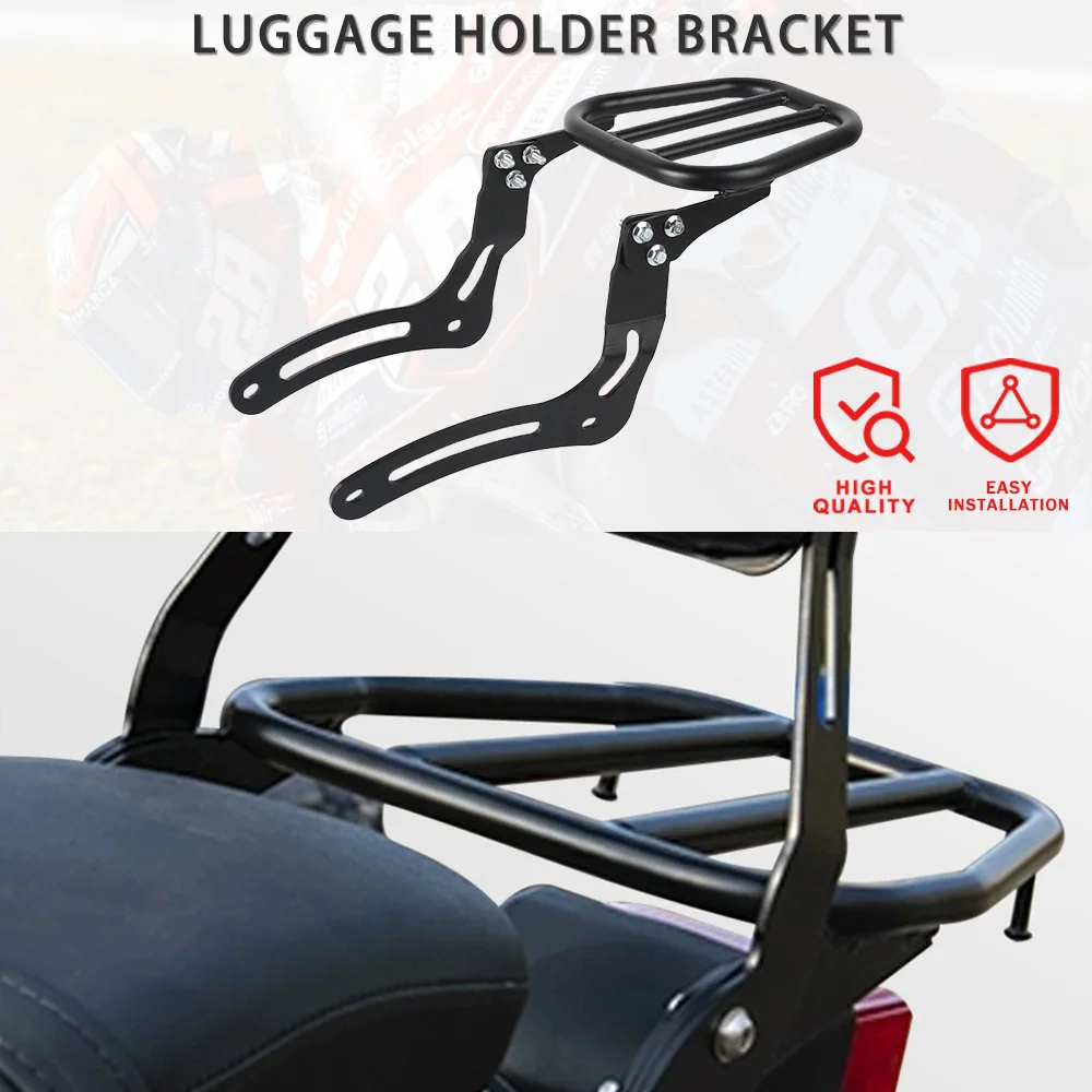 

FOR HONDA REBEL CMX300 CMX500 2017 2018 2019 2020 2021 2022 2023 2024 Steel Cargo Shelf Rear Rack Luggage Holder Bracket