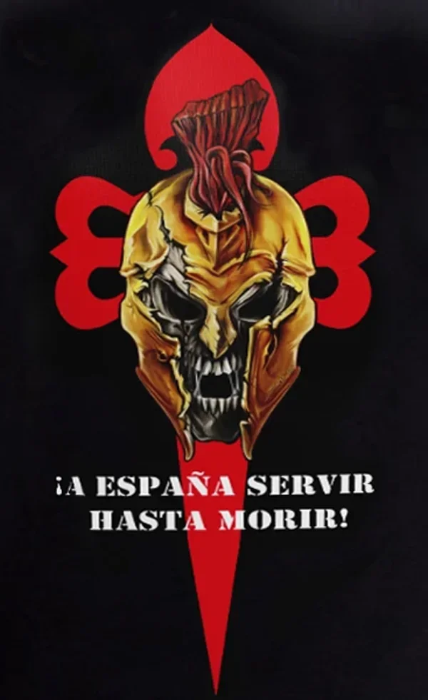 Sirva até a morte! Pullover do exército espanhol com capuz para homens, moletons casuais, streetwear, 100% algodão, Ejercito De Tierra España, novo