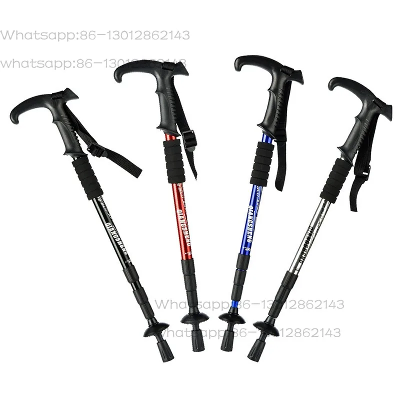 Ultra Light Retractable Trekking Pole For Men Women Elderly Portable Foldable Outdoor Hiking Climbing Accessory