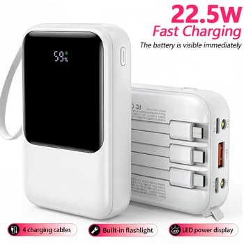 10000mAh Multi-Cable Power Bank 1