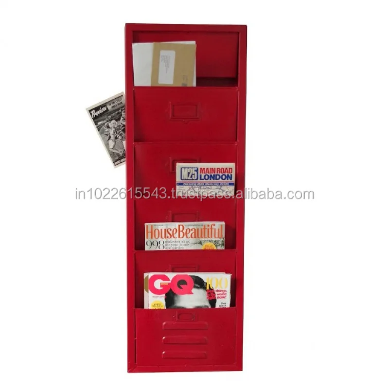 

custom.Industrial Iron Magazine & Newspaper Rack Modern Metal Magazine Rack Living Room and Home Office