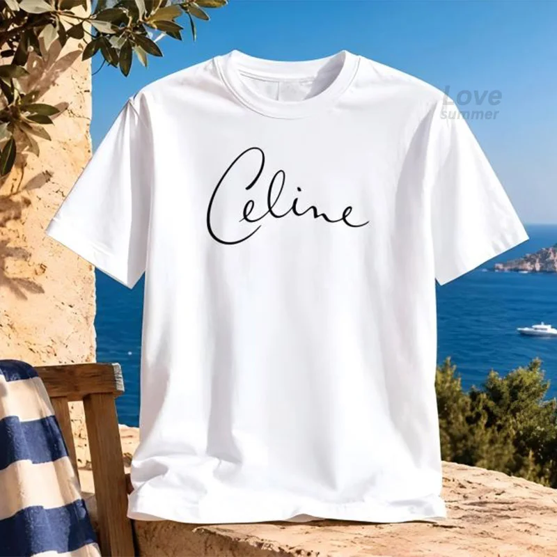 Celine Dion Paris 2026 Fan Tour Gift T-shirt Men Women girls boys parent-child T-shirt Pop music Streetwear Hip Hop Tees Vintage