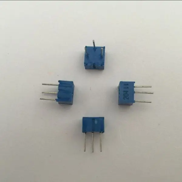 100Pcs/Lot  3362P 1K 10K 100K 1M 2K 20K 200K 500R 5K 50K ohm Trimpot Trimmer Potentiometer Variable resistor new original