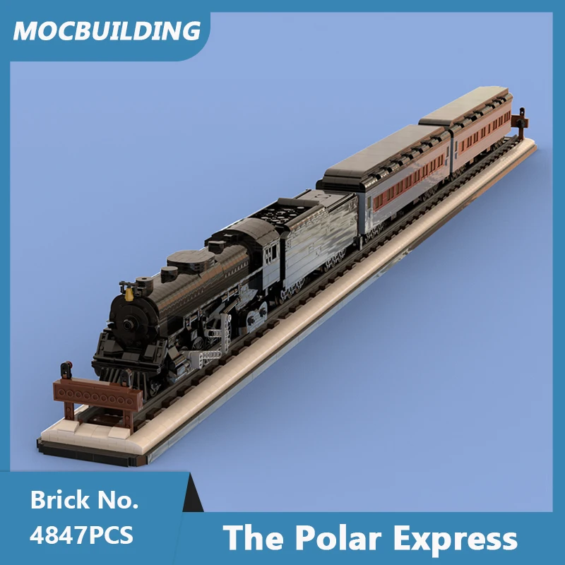 

MOC Building Blocks The Polar Express Model DIY Assembled Bricks Passenger Car Train Display Collection Toys Xmas Gifts 4847PCS