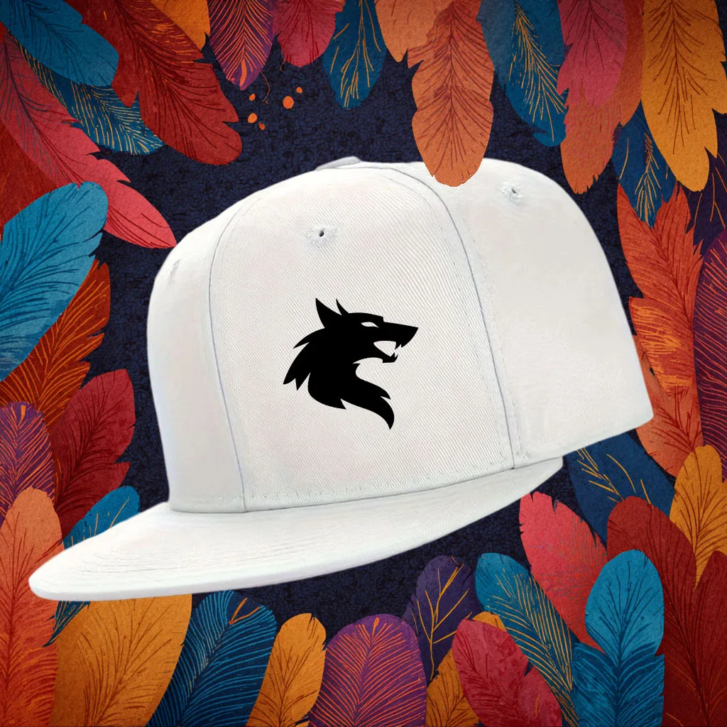 Wolf Pattern Printed Baseball Cap, Street Fashion Hip-Hop Hat, Suitable for Outdoor, Street, Competition, Designed for Men, Suit