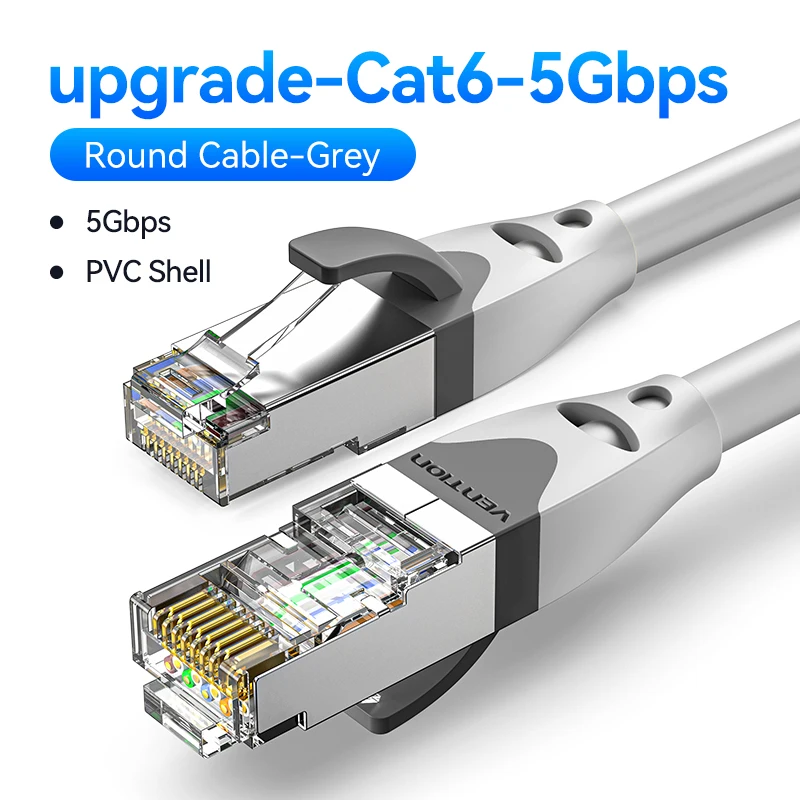 Ventie Cat6A Ethernet-kabel 10 Gbps Netwerk Patchkabel Lan RJ45 Voor Laptop PC PS4 Internet Router Gigabit Cat 6 Kabel Ethernet
