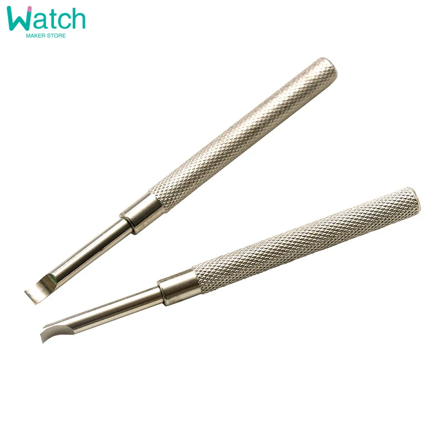 1/2PCS Stainless Steel 4mm Watch Hand Remover Tools Levers With Flat Blade Watch Needle Lifting Tool for Watchmaker
