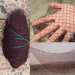 Lawaia Red Braided Wire Fishing Net Braided Fish Net Hand Carry Bamboo Poles Catch Fish Network for River and Pond