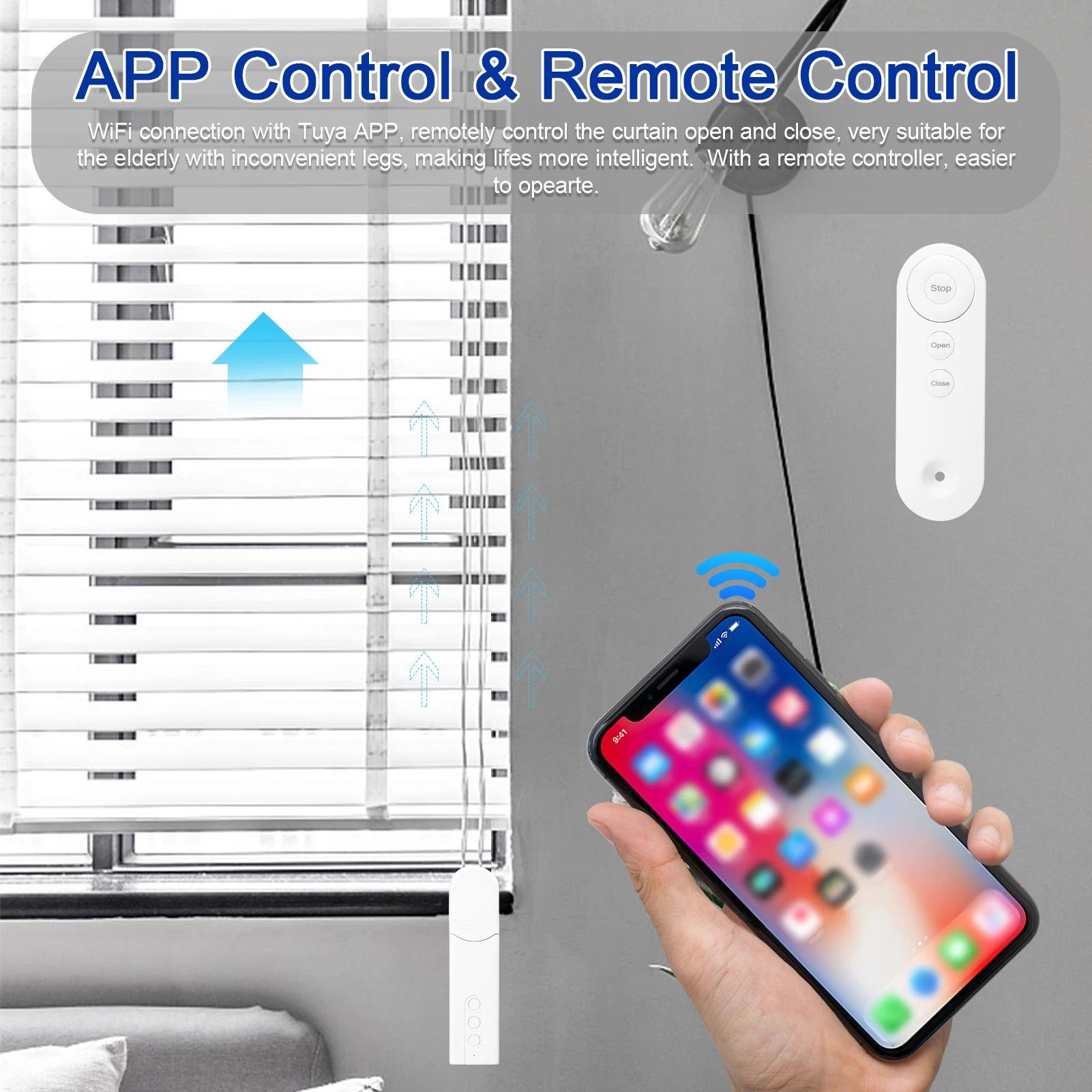 tuya-wifi-intelligent-pull-bead-curtain-motor-electric-roller-blinds-driver-automatic-opener-no-wiring-support-app-remote-contro