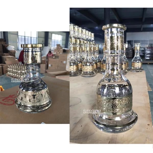 LOMINT Cam Vazo-Nargile Tabanı, Mısır, Nargile, Altın, gümüş, Büyük, Orta Boy 12-En çok satan, nargile, Mısır - №2