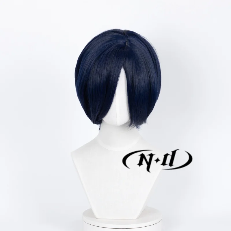 ND Makoto Yuki Cosplay Wigs Persona 3 P3 Cos Hair Wigs Heat Resistant Synthetic for Comic Con Coser Costume Game Theme Party