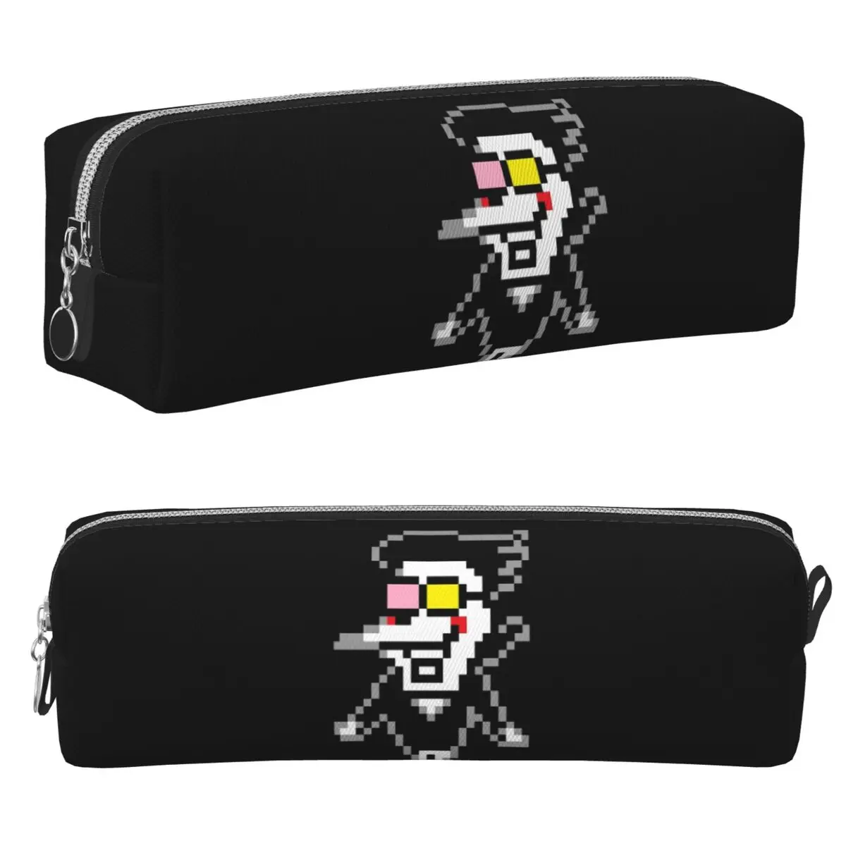 Deltarune Chapter 2 Spamto Federmäppchen, große Aufbewahrungstaschen für Stifte, Stiftbox für Jungen und Mädchen, Schule, Büro, Stiftetui, Kosmetiktasche