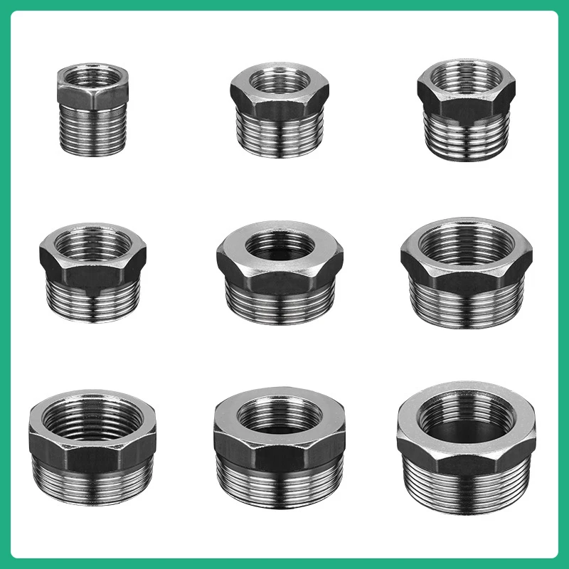 Stainless Steel Tonifying Heart Teducer Bushing Male-Female 1/4\