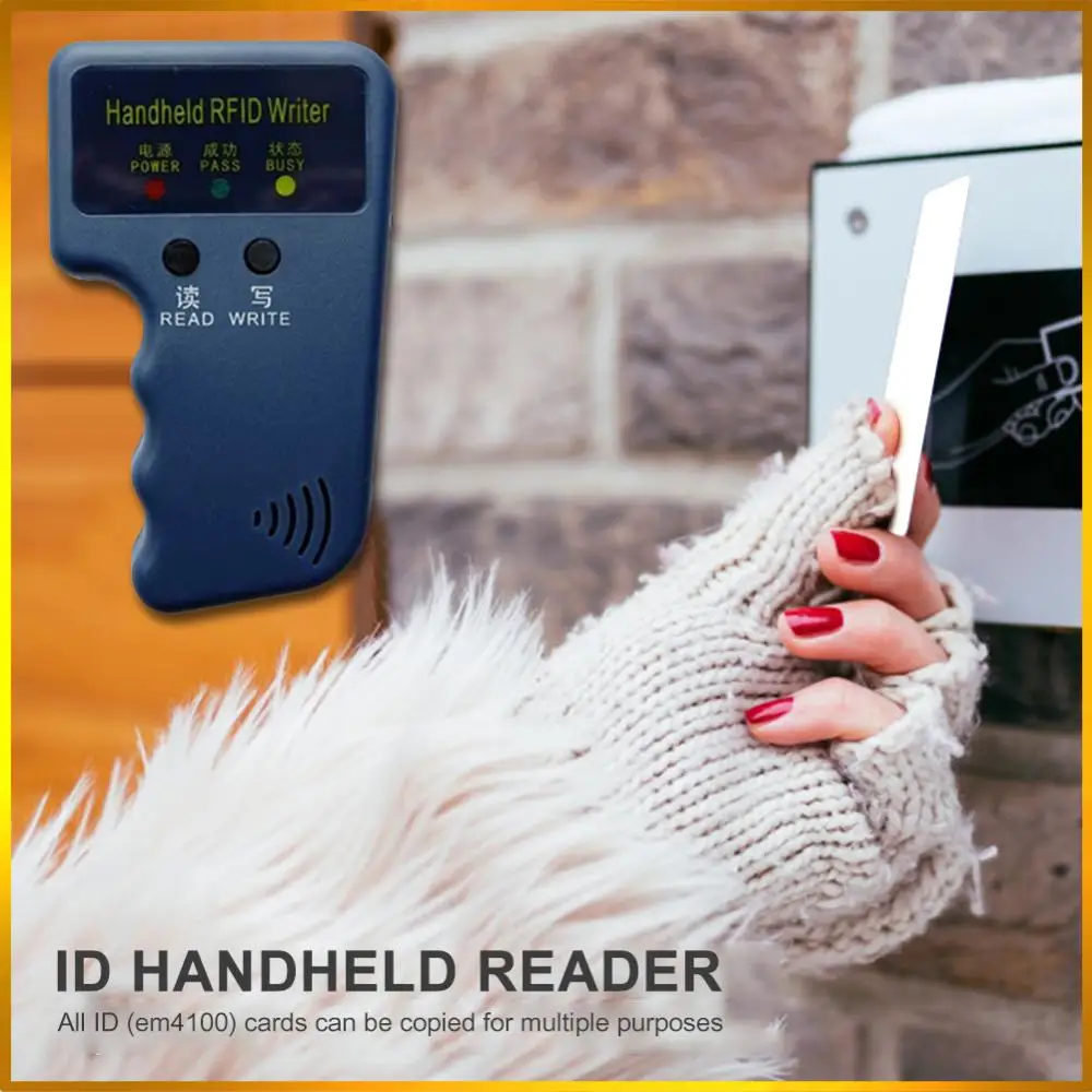 

Handheld 125KHz RFID Copier ID Card Reader Writer Access Control Card Duplicator