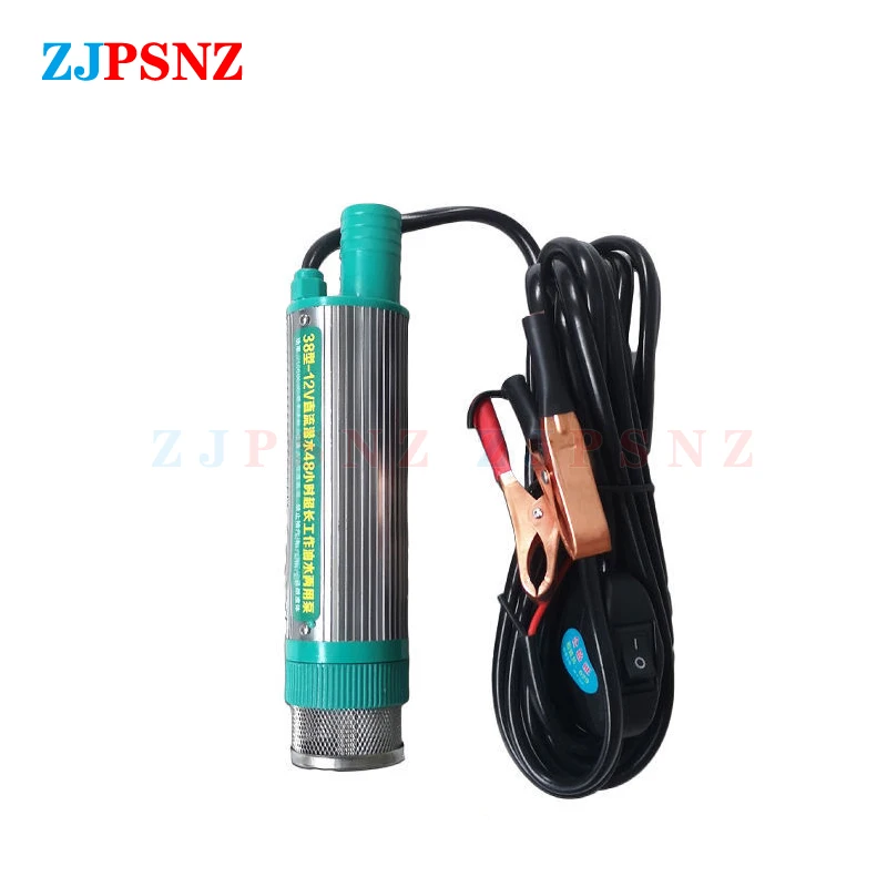 Elektrische Auto Pumpe 38mm Tragbare Mini Für Pumpen Diesel Öl Wasser Transfer Pumpe Camping Angeln Tauch Pumpe 30L/min 12V 24V – Detail 20