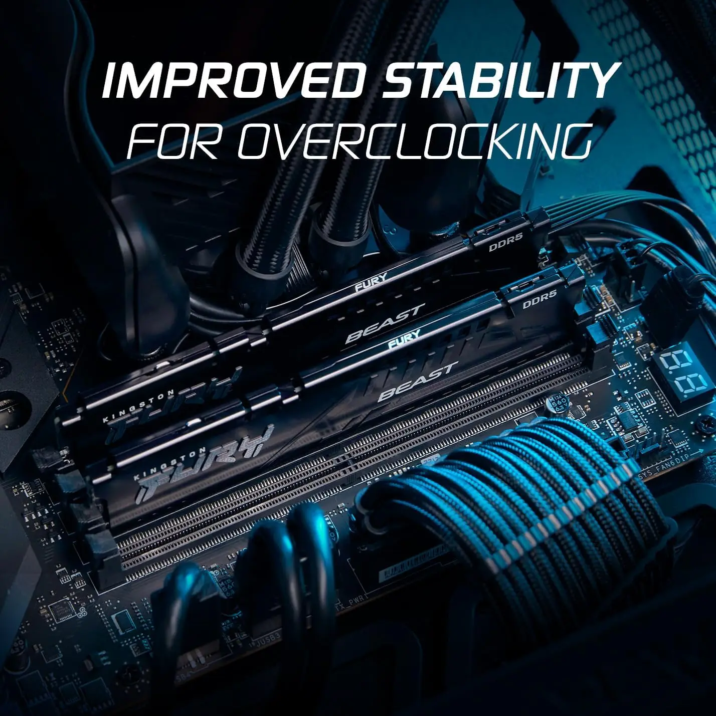 Kingston FURY Beast DDR5 16GB 32GB 5200MHz 5600MHz 6000MHz RAM Memory 288Pin XMP 3.0 For Intel or AMD Desktop Memory
