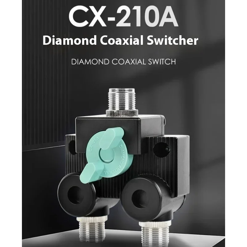 New  Diamond CX210A One-to-two Antenna Coaxial Switch Low-loss One-to-two Switching Switch