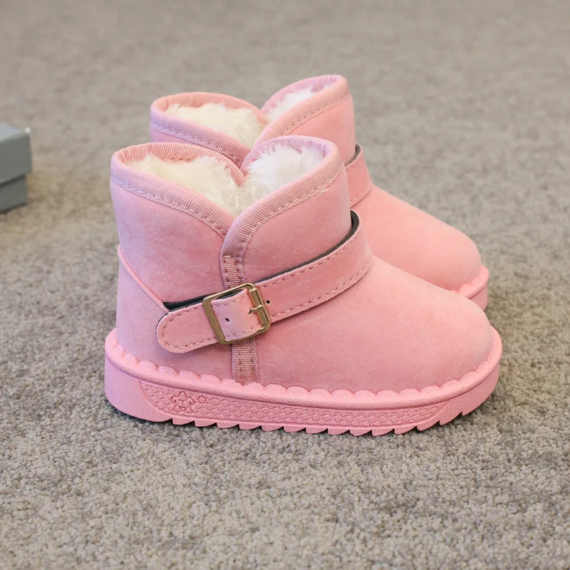 Winter Child Boot2025New Retro Child Flat Warm Boot Korean Edition Girl Anti Slip Fashion Boots Versatile Women Snow Short Boots